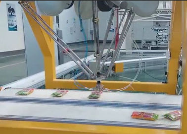 الصين التقاط / التعبئة الصناعية دلتا ذراع الروبوت مع التحكم مبرمجة PLC مصنع